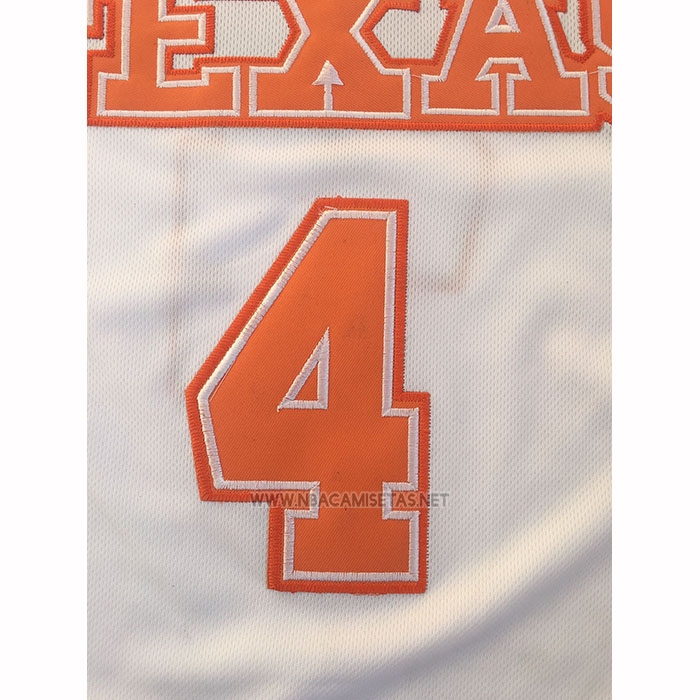 Camiseta NCAA Texas Bamba Blanco
